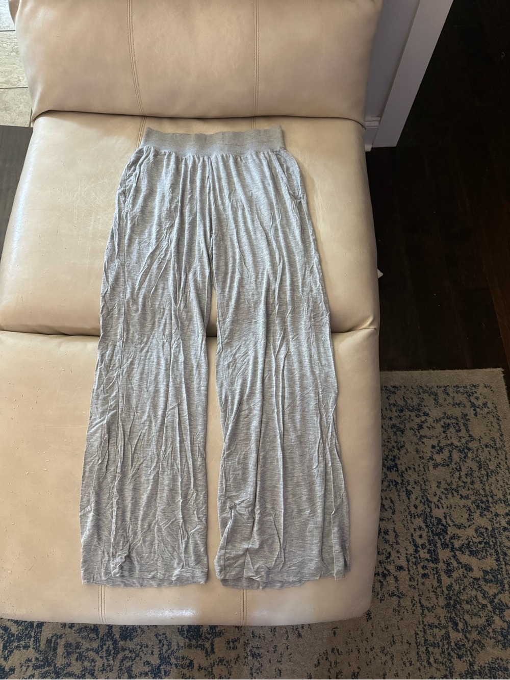 Alo yoga Semi sheer delicate lounge flare pant